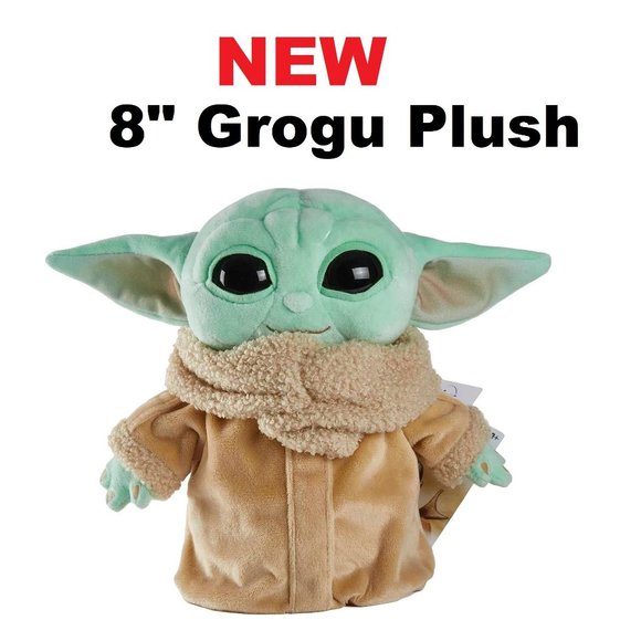NEW Mattel Star Wars Grogu Plush 8" Mandalorian Disney Toy Baby Yoda Plushie - Picture 4 of 14